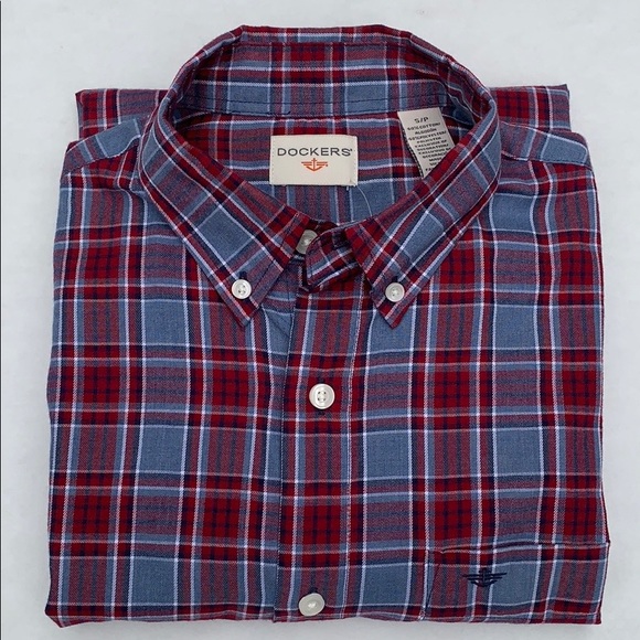 NWT | Dockers Long Sleeve Casual Bottom Down Shirt - Picture 1 of 5